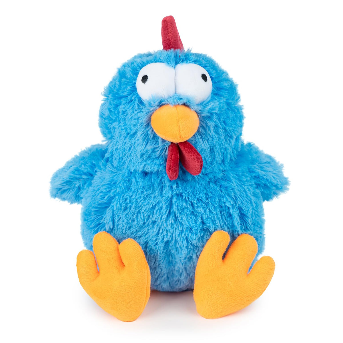 Best Pet Supplies Interactive Squeaky Dog Toy - Crinkle Chicken, Beige