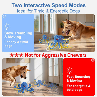 Interactive Dog Toys Octopus to Keep Them Busy(Blue)