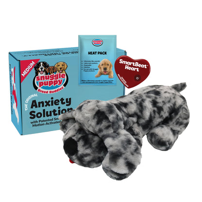 Snuggle Puppy Heartbeat Toy, Calming Comfort, Medium Breeds - Biscuit