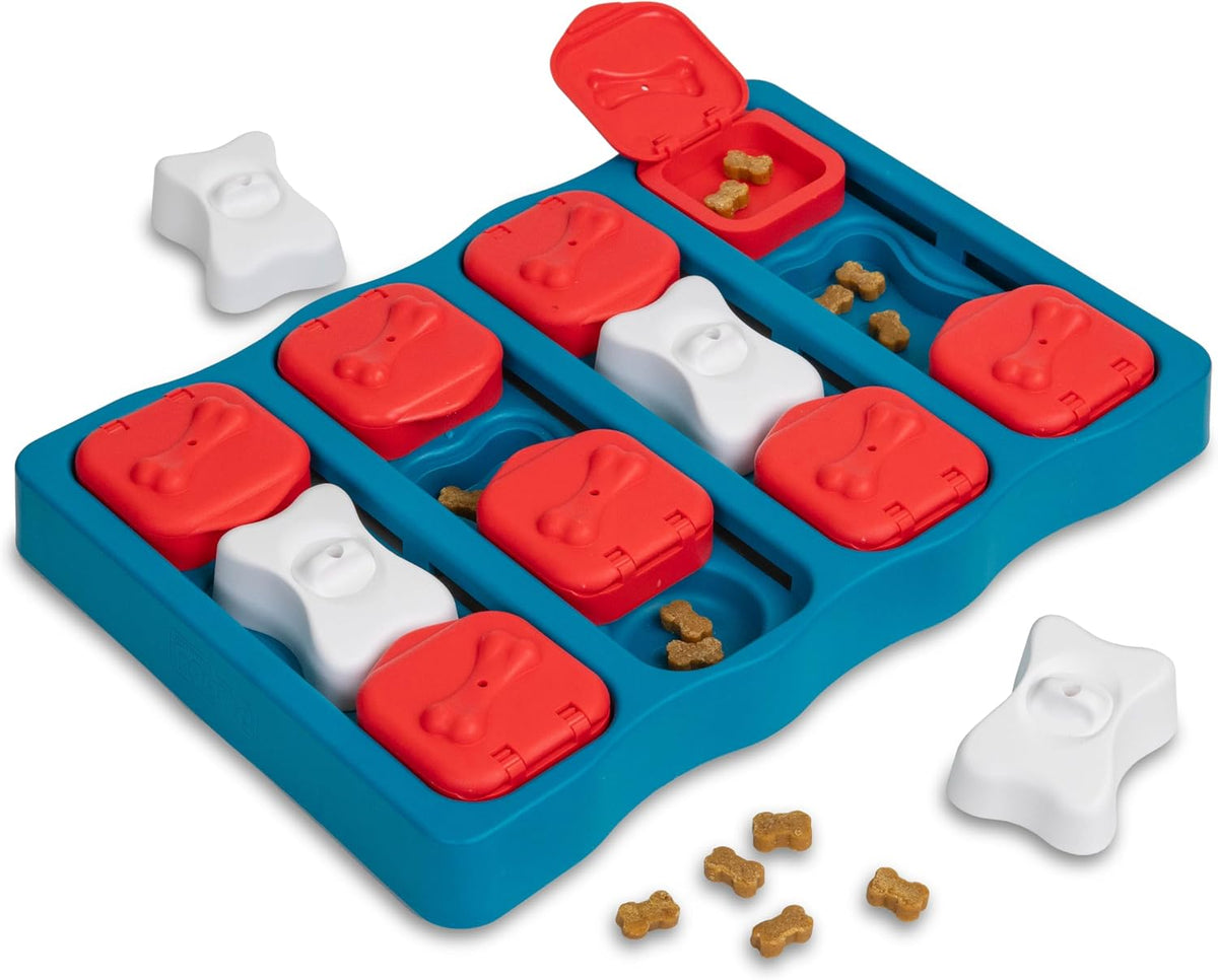 Outward Hound Nina Ottosson Dog Brick Dog Toy Treat Puzzle, 12.8"