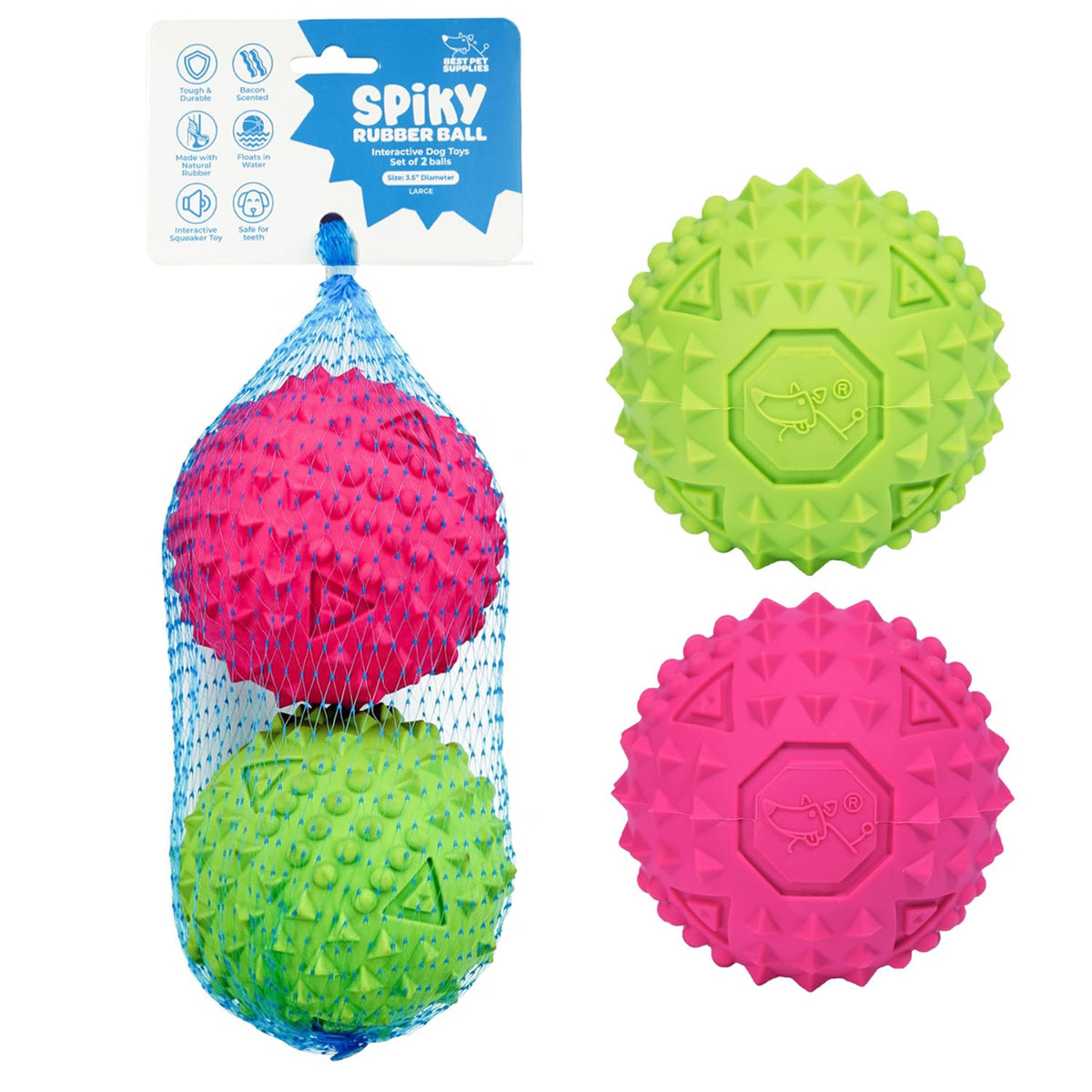 Best Pet Supplies 2-in-1 Fun Skin Stuffless Dog Toy - Wild Duck, Medium