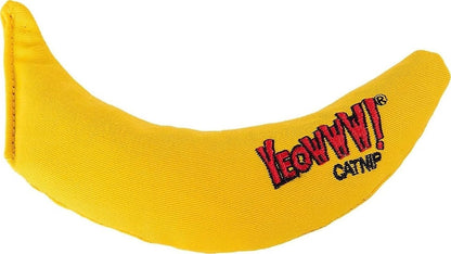 Yeowww! Catnip Chi-CAT-a Banana Toy for Cats - 7 Inches - Durable Cotton Twill - Made in the USA - Stuffed with Organically Grown Catnip