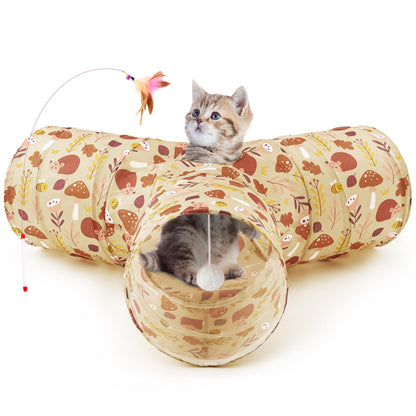 Tempcore Pet Tunnel Tube Cat Toys, Cat Tunnels for Indoor Cats