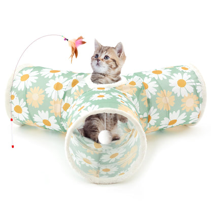 Tempcore Pet Tunnel Tube Cat Toys, Cat Tunnels for Indoor Cats