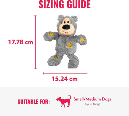KONG Wild Knots Bear, Knotted Rope Plush Toy, for Small/Medium Dogs