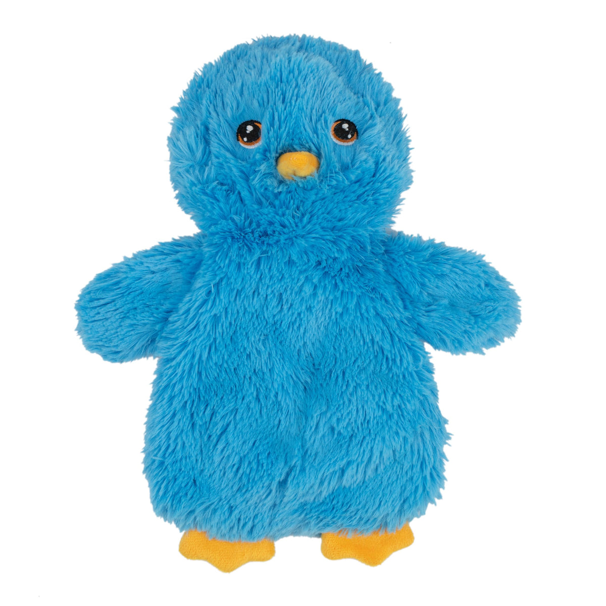 Best Pet Supplies Interactive Squeaky Dog Toy - Crinkle Duck, Blue