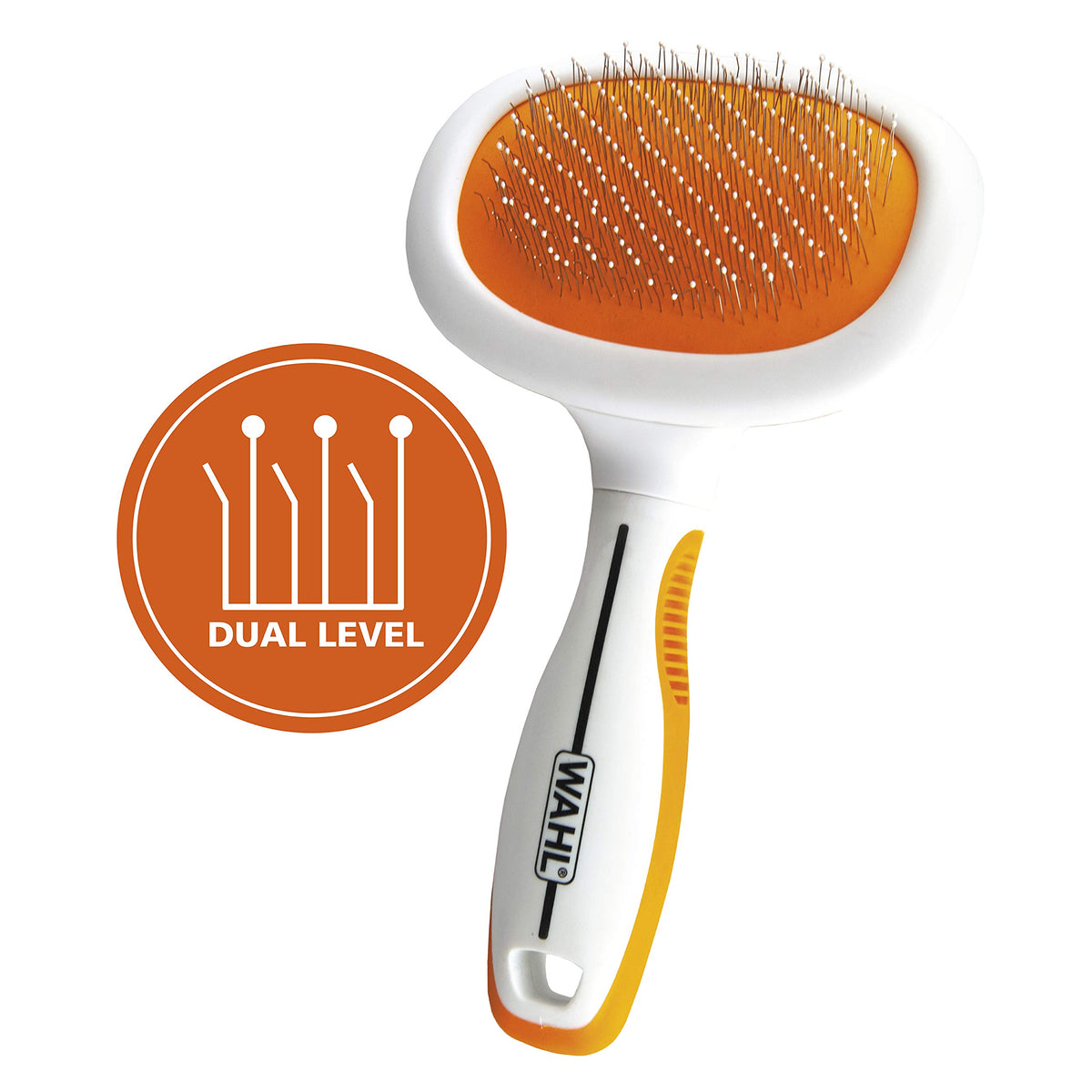 Wahl Premium Patented Dual Level Sensitive Skin Pet Slicker Brush