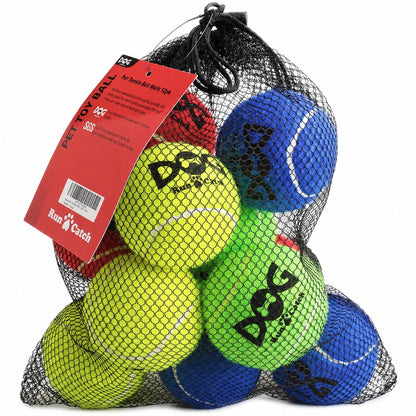 INSUM Tennis Balls for Dogs, 12 Pack Colorful Dog Toys Balls
