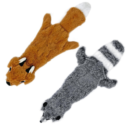 Best Pet Supplies 2-in-1 Fun Skin Stuffless Dog Toy - Wild Duck, Medium