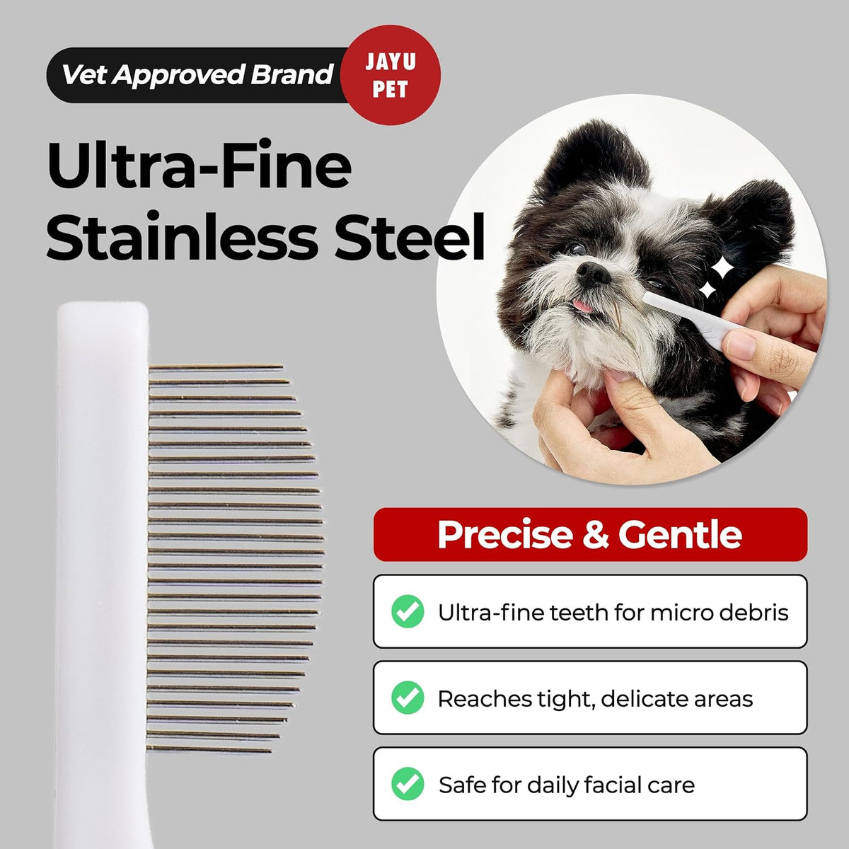 JAYU PET Facial Grooming Comb