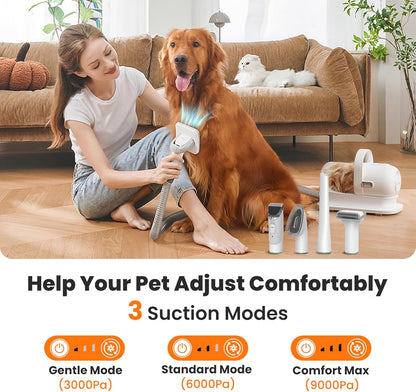 Neakasa P1 Pro Dog Grooming Vacuum, 6-in-1 Kit, 2-Year Protection Plan