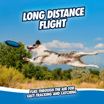 Chuckit! Paraflight Flying Disc Dog Toy, Floats, Size Large, 1 Pack
