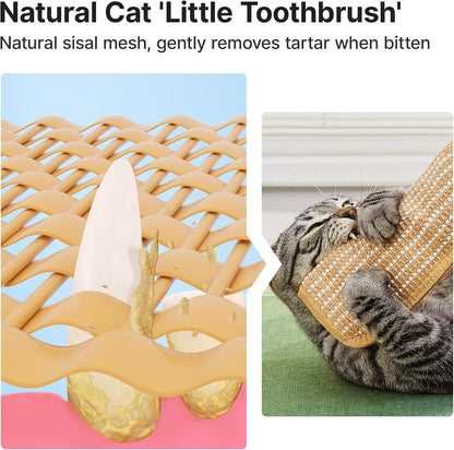 Potaroma Cat Toys Pack of 2 with 6000mg A+ Organic Catnip, Sisal Material
