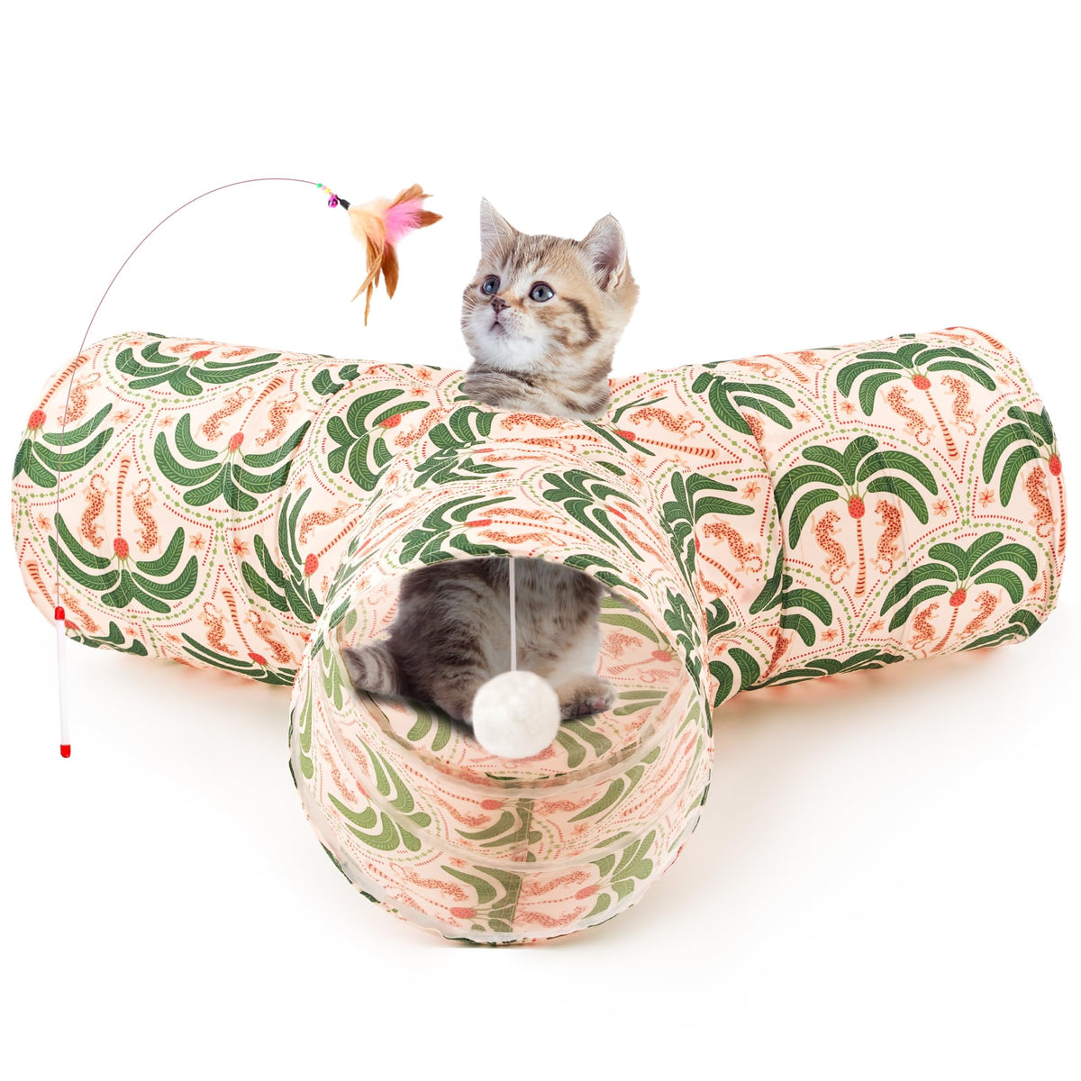 Tempcore Pet Tunnel Tube Cat Toys, Cat Tunnels for Indoor Cats