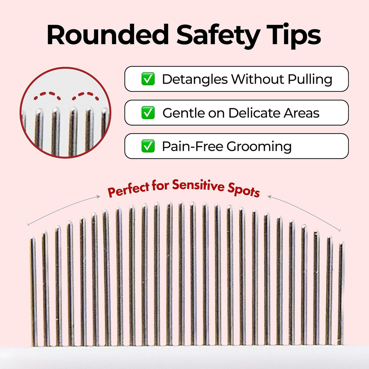 JAYU PET Facial Grooming Comb