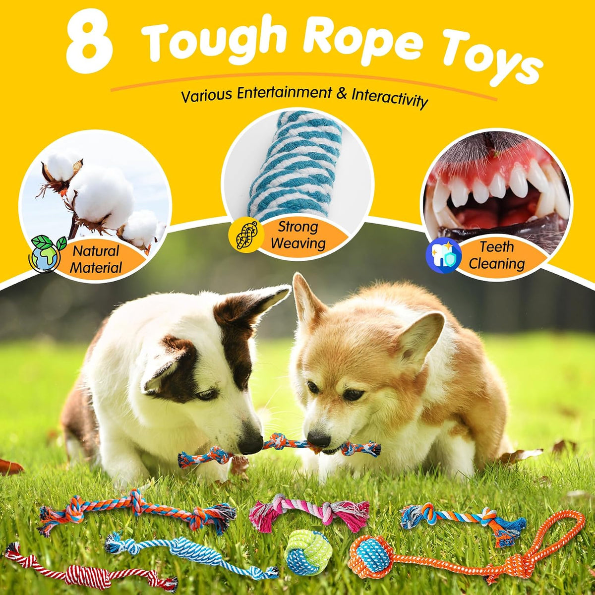 Zeaxuie 25 Pack Luxury Dog Chew Toys, Puppy Toys for Teething Small Dogs
