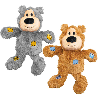 KONG Wild Knots Bear, Knotted Rope Plush Toy, for Small/Medium Dogs