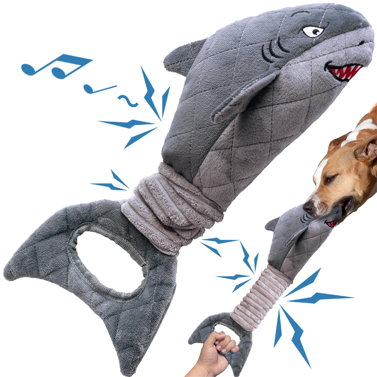 Vitscan Upgraded Goose Indestructible Dog Toys for Aggressive Chewers