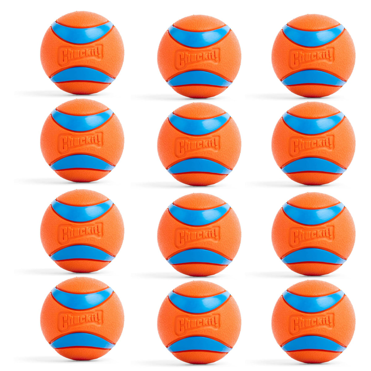 Chuckit! Ultra Ball Dog Toy, Durable Rubber, Medium 2.5-in, 2 Pack