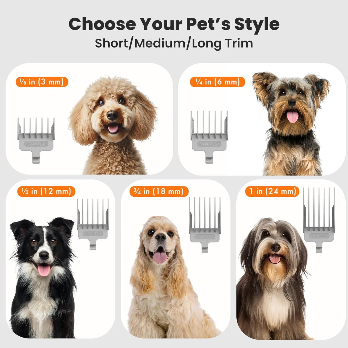 Neakasa P1 Pro Dog Grooming Vacuum, 6-in-1 Kit, 2-Year Protection Plan