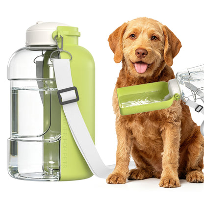 37 oz Portable Dog Water Bottle,Collapsible Leak Proof Travel Dog Bowls