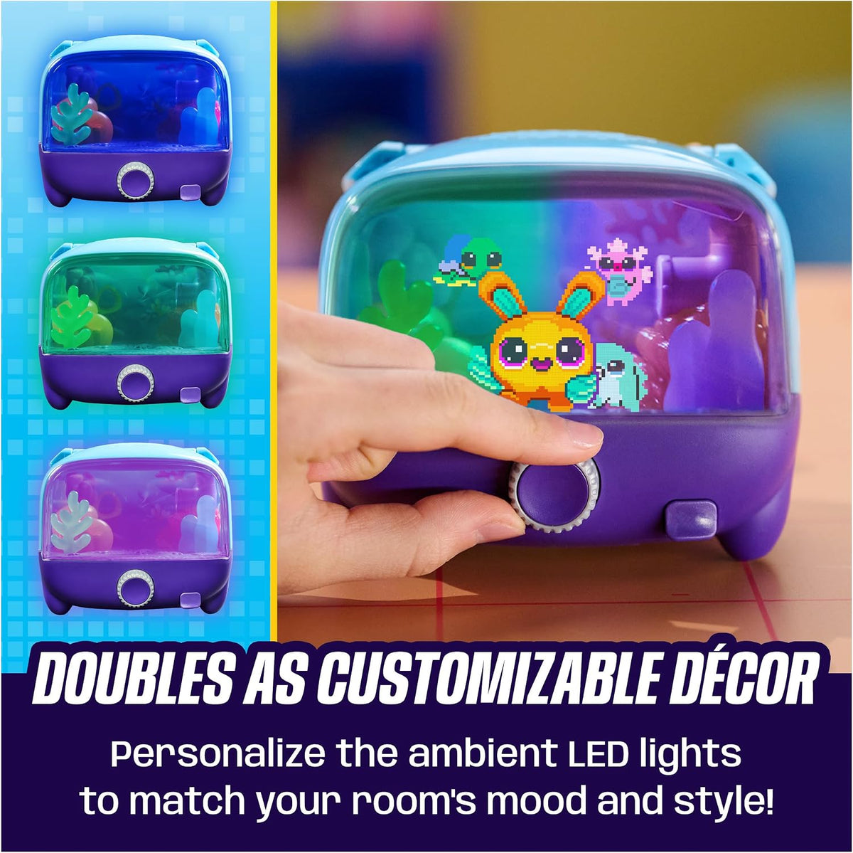 BITZEE Aquarium Interactive Fish Tank Toy & Digital Pet, Ages 5+
