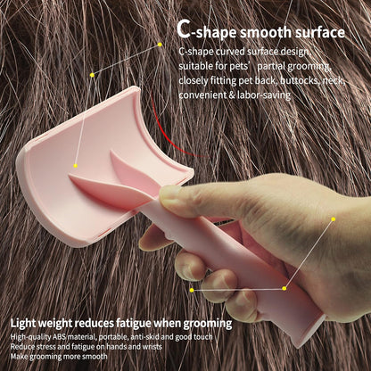 Dog Slicker Brush for Doodles Poodles Fluffy Deshedding Loose Hair.