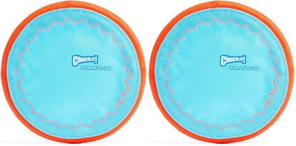 Chuckit! Paraflight Flying Disc Dog Toy, Floats, Size Large, 1 Pack