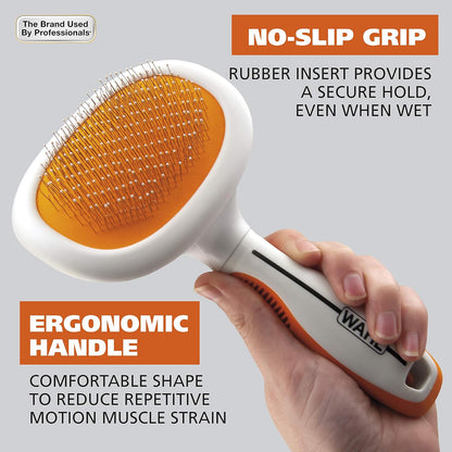 Wahl Premium Patented Dual Level Sensitive Skin Pet Slicker Brush