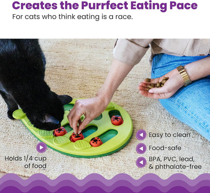 Catstages Nina Ottosson Buggin’ Out Puzzle & Play Cat Toy Treat Puzzle, 14"