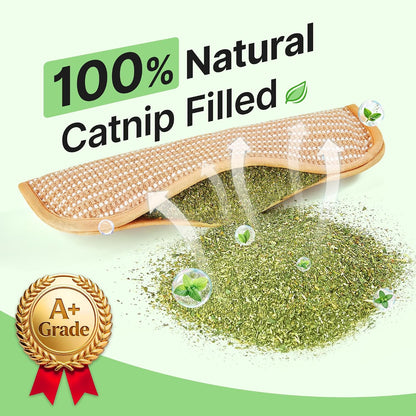 Potaroma Cat Toys Pack of 2 with 6000mg A+ Organic Catnip, Sisal Material