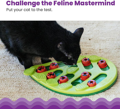 Catstages Nina Ottosson Buggin’ Out Puzzle & Play Cat Toy Treat Puzzle, 14"