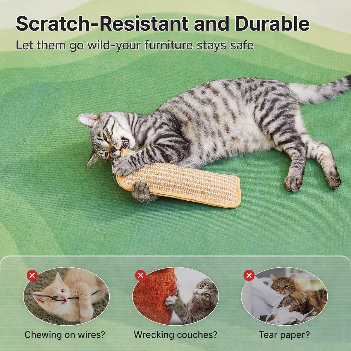 Potaroma Cat Toys Pack of 2 with 6000mg A+ Organic Catnip, Sisal Material